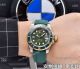 Copy Rolex Submariner Date 2 Tone Green Rubber Strap Watch 41mm (2)_th.jpg